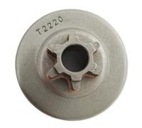 Pignon droit adapté for T435 T439 GZ3500T CS2236T, tambour d'embrayage de tronçonneuse T222051110 521801401 523082601