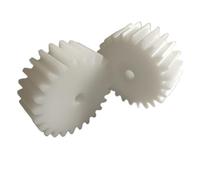 Pignon droit en nylon, 2 engrenages droits à denture droite, alésage 8 mm, module 2, 10-19 dents, largeur 20 mm, nylon, transmission de puissance(19 Teeth)