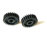 Pignon droit en nylon, Lot de 2 engrenages droits en nylon, module 0,7, 25 dents, 19,5 x 6,3 mm, arbre libre de 5 mm for pignons DIY