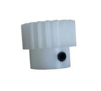 Pignon droit en plastique à angle de transmission, 1 module, 20-35 dents, alésage 11-14 mm, avec arbre d'entraînement(14mm Bore,34 Teeth)