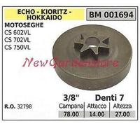 Pignon ECHO Moteur Tronçonneuse CS 602VL 702VL 750VL 3/8" Dents 7 001694