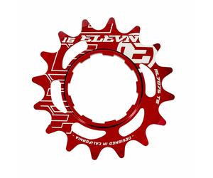 Pignon Elevn 18T Rouge