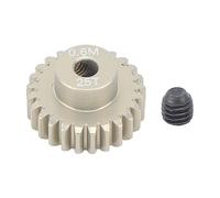 Pignon en alliage d'aluminium 3,175 mm 0,6 m haute résistance, universel, pour voiture sur chenilles RC 1/8 et 1/10 (25t)