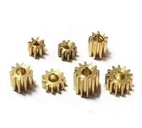 Pignon en laiton, Lot de 10 pignons moteur en laiton, module 0,4 (8-13) T, différentes tailles(8T*0.95)