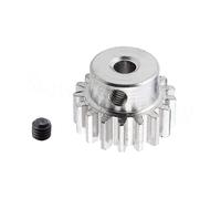 Pignon en laiton, Pignon de moteur en métal 17 dents for chenille 1/12, avec trou 15 mm x 10 et 3,175, multicolore(Sliver)