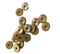 Pignon en laiton, Pignons de moteur en laiton 0,5 Mod, lot 2, épaisseur mm, 18T-50T, trou intérieur 1,98-5,02(44t 23 * 3.98 * 2)