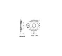 Pignon Esjot Lightweight Kawasaki Vendu Sous Blister - Esjot - 781300 - Accueil > Sifam > Transmission > Pignon > Route