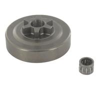 Pignon étoile 3/8 lp - 6 dents adaptable pour tronçonneuse DOLMAR modèle 290E ,HUSQVARNA modèles 33, 34, 35, 36, 37, 38, 41, 136 ,