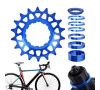 Pignon fixe 16T/18T Fixation de changement de vitesse de roue | Pignon avant à pignon fixe pour VTT, vélo de route, ville, extérieur, adultes, débutants, jeunes enfants