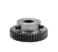 Pignon industriel de machines 1 pièces 1M50T engrenage droit alésage 12mm 1 Mod 50 dents engrenage moteur engrenage en métal à faible teneur en acier for moteur(2pcs 1M 50 Teeth)