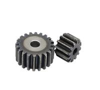 Pignon industriel de machines Engrenage droit en acier, 2 modes, 10-25 dents, épaisseur 20mm, for Transmission industrielle, engrenages de moteur, engrenages de 2M, 1 pièces ( Size : 11 Teeth-OD 26mm