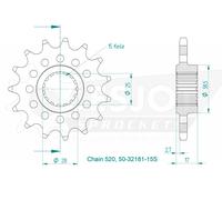Pignon Lightweight Ducati - 520 - 15 Dents - Made in Germany