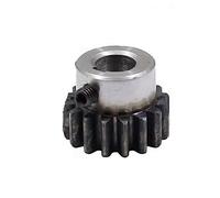 Pignon Moteur Pignon Droit 1,5 Module 16 Dents, engrenage Moteur en Acier 45, alésage 6 mm/8 mm/10 mm/12 mm(8mm Bore)
