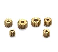 Pignon Moteur Pignons de Moteur 0,3 Module 9/14/15 Dents Laiton Tailles Multiples Or Paquet de 5(14T3.6H1.4 Bore)