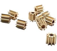 Pignon Moteur Pignons de Moteur à Module 0,2M, Engrenages Droits en Laiton 8T, 12T, 14T, Assortiment de Tailles Multiples(0.98mm T2.5MM*14 Teeth)
