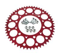 Pignon moteur Pignons Pignon Avant Plaque à dents de pignon chaîne moto, Convient pour CRF250L RALLY CRF250RA CRF250RAL XR650L XR250 XR600 RM RN RP(Red 52T)