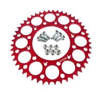 Pignon moteur Pignons Pignon Avant Plaque à dents de pignon chaîne moto, Convient pour CRF250L RALLY CRF250RA CRF250RAL XR650L XR250 XR600 RM RN RP(Red 48T)