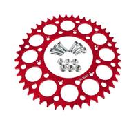 Pignon moteur Pignons Pignon Avant Plaque à dents de pignon chaîne moto, Convient pour CRF250L RALLY CRF250RA CRF250RAL XR650L XR250 XR600 RM RN RP(Red 43T)