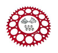 Pignon moteur Pignons Pignon Avant Plaque à dents de pignon chaîne moto, Convient pour CRF250L RALLY CRF250RA CRF250RAL XR650L XR250 XR600 RM RN RP(Red 45T)