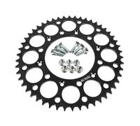 Pignon moteur Pignons Pignon Avant Plaque à dents de pignon chaîne moto, Convient pour CRF250L RALLY CRF250RA CRF250RAL XR650L XR250 XR600 RM RN RP(Black 50T)