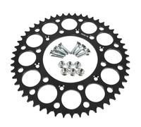 Pignon moteur Pignons Pignon Avant Plaque à dents de pignon chaîne moto, Convient pour CRF250L RALLY CRF250RA CRF250RAL XR650L XR250 XR600 RM RN RP(Black 52T)