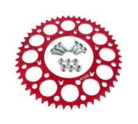 Pignon moteur Pignons Pignon Avant Plaque à dents de pignon chaîne moto, Convient pour CRF250L RALLY CRF250RA CRF250RAL XR650L XR250 XR600 RM RN RP(Red 50T)