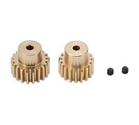 Pignon moteur RC 32p en alliage d'aluminium de qualité supérieure - Emballage de précision pour voitures RC 1/10 avec axe moteur sans balais de 3,175 mm (18 à 20 t)