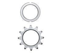 PIGNON PISTE MICHE 12D. MONOBLOC AVEC CONTRE ECROU