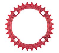 Pignon RaceFace Étroit Large : 104 Mm Bcd 30t Rouge