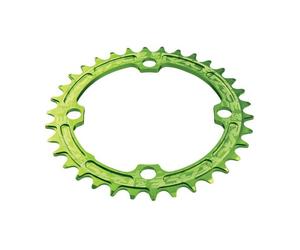 Pignon RaceFace Étroit Large : 104mm BCD 30t Vert