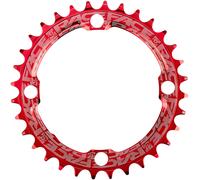 Pignon RaceFace Étroit Large : 104Mm Bcd 38T Rouge