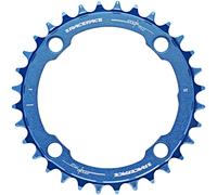 Race face mono plateau narrow wide 104mm bleu