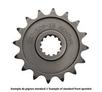 Renthal 1077791002 Front Sprocket Argenté 13t