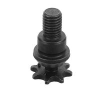 Pignon T8f-8 à 8 Dents pour Mini-moto 49cc, Axe Fileté 10 MM | Métal Noir Compact, Remplacement Facile, Chaîne T8f, Usage Pocket Bike et Mini Tout-usage