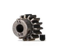 Pignon Traxxas 6487X 15-T, pas m trique 1,0, convient un arbre de 5 mm (compat