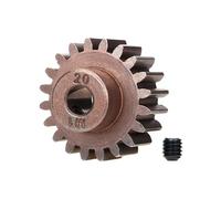 Pignon Traxxas 6494X 20-T, pas m trique 1,0, convient un arbre de 5 mm (compatible avec les engrenages droits en acier)