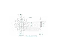 Pignon TT Lightweight - 520 - 14 Dents - Made in Germany