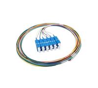 Pigtail fibre optique SC FC ST LC A UPC 0,9 mm SM MM 1,2 mm (LC SM) 12 couleurs