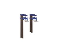 Piher - 4 serre-joints à pompe 35 x 8 mm - 2 x L. 100 cm, 2 x L. 120 cm de type F - 99982 - Piher