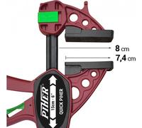 Piher - attache rapide à une main - Quick -15cm