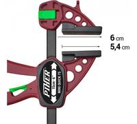 Piher | Blocage rapide à une main - Mini Quick -150 mm
