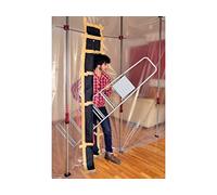Piher - Kit porte magnétique L. 310 x H. 2 250 mm + 2 étais top L. 1 550 à 2 900 mm