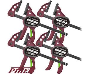 Piher Micro Quick Lot de 2 paires de serre-joints à une main 10 cm