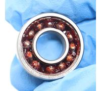 PIHWGUVD Roulements 698 ZZ, Pivot de vélo, 8x19x6mm, Joint en Acier chromé, Couvercle avec Graisse, roulement à Billes Complet for Chariot 698LLU