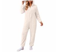 Pijamas Femme Coton Pyjama Couple Assorti Cosplay Homme One Piece Combinaison Animaux Adulte Cocooning Hiver Ouverture Fesse De Noel Déguisement