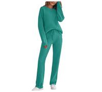 Pijamas Femme Pyjama Femmes Chaude Avec Pull Manches Longues Et Pantalon De Pyjamas 2 Pièces Automne Hiver Chaud Pour Femme Sleepwear 2025 Nouveaux Vêtement De Détente