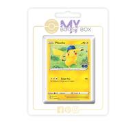 Pikachu 028/078 Holo ou Reverse (aléatoire) - Myboost X Epée et Bouclier 10.5 Pokémon GO - Coffret de 10 Cartes Pokémon Françaises
