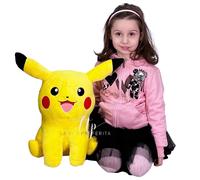 Pikachu Peluche Pokemon 45 CM Original Garçons Enfants Jaune