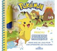 Pikachu Pinceau Magique - Peins Avec De L'eau Pour Voir Apparaître Les Couleurs ! Avec 1 Pinceau