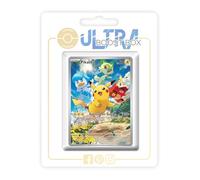 Pikachu SV027 Alternative Pokémon Gallery - Ultraboost X Écarlate et Violet 02 Évolutions à Paldea - Coffret de 10 Cartes Pokémon Françaises